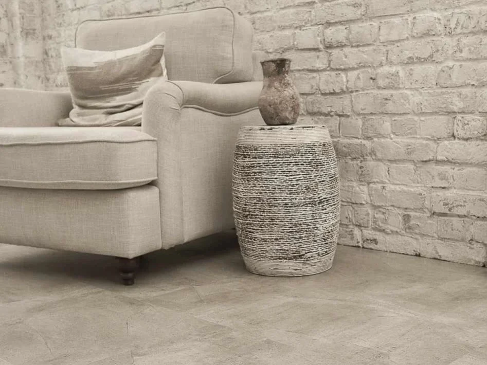 Виниловый ламинат Vinilam Ceramo Stone Бетонная Смесь