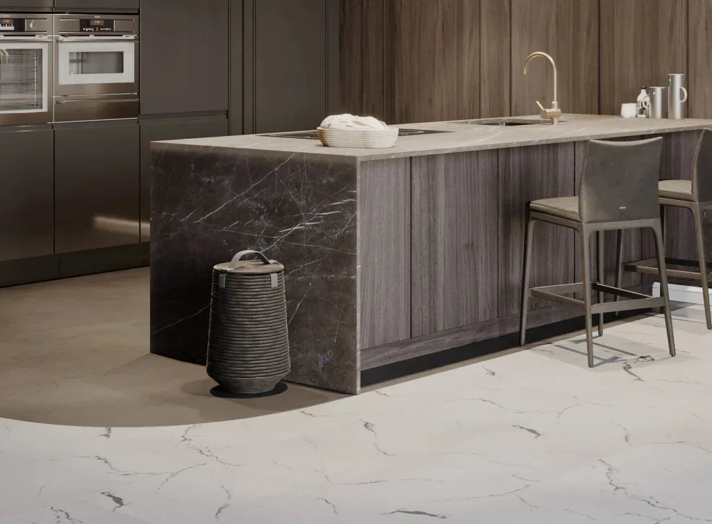 Виниловый ламинат Vinilam Ceramo Stone Итальянский Мрамор